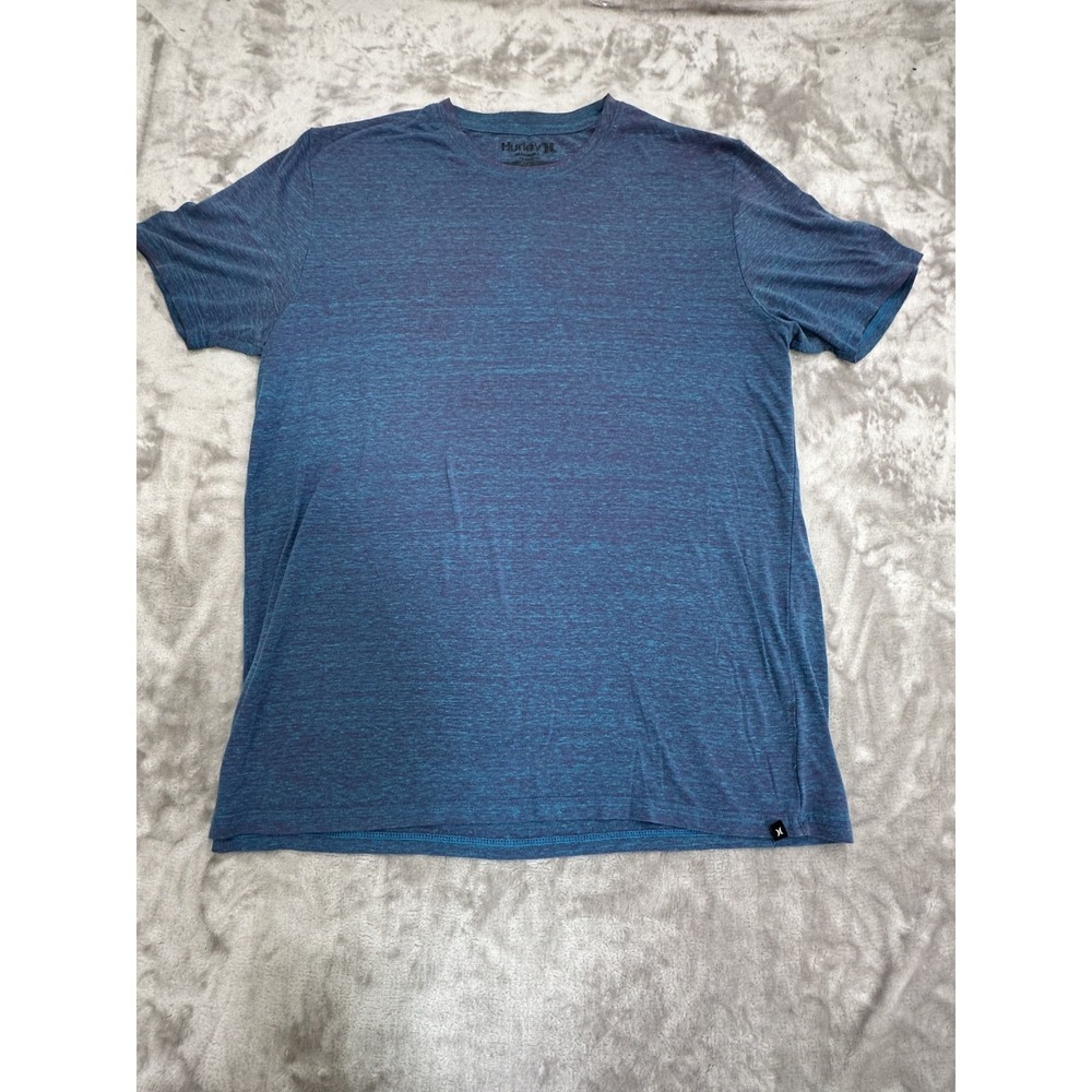 Hurley T-Shirt Men's Size XL Blue Purple Short Sleeve Crew Neck EUC‎